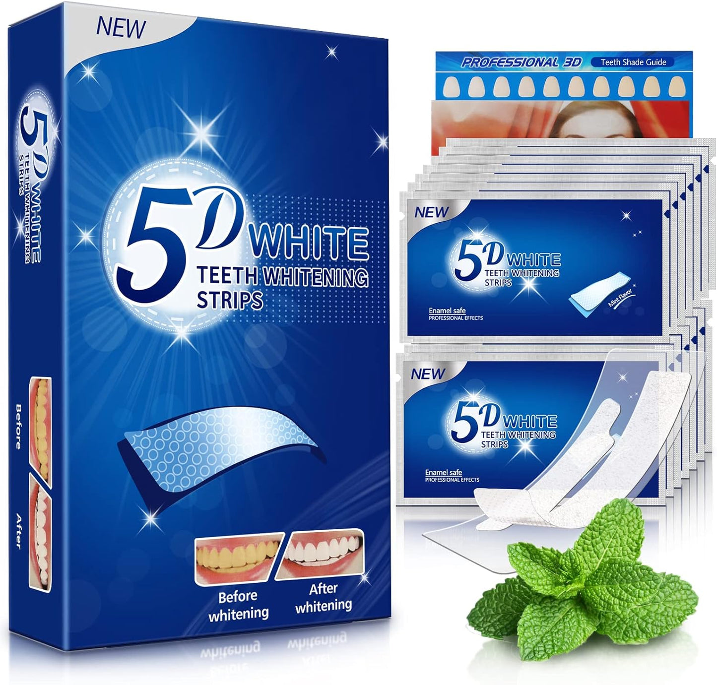 Lustraé Professional Teeth Whitening Strips – Enamel-Safe Whitening Kit